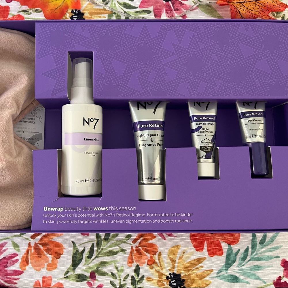 No7 Retinol Skincare Gift Set- NEW